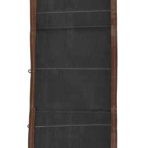 Kuber Industries Wooden Design 3 Pockets Wall Hanging Storage Organizer, Magazine/Letter Holder, Stationary Organizer (Brown)-HS43KUBMART25734,HS43KUBMART025734