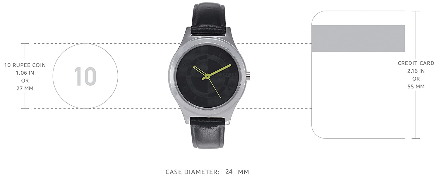 Checkmate Black Dial & Leather Strap