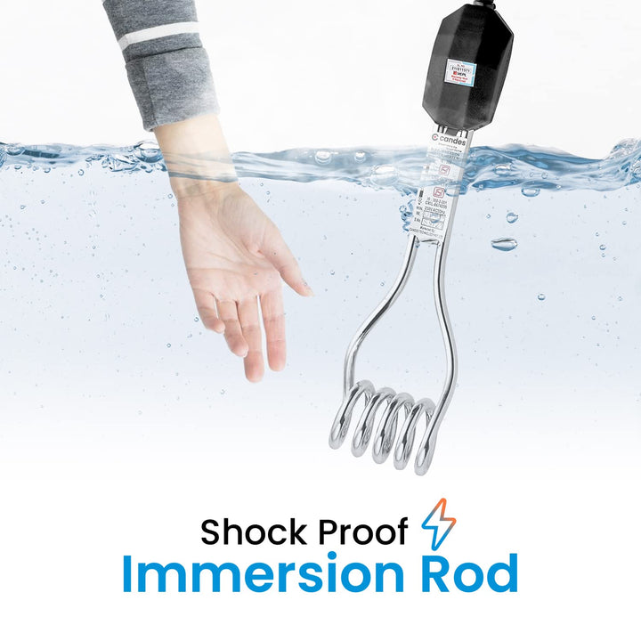 Candes NEO ISI Mark Shock-Proof & Water Proof Immersion Heater Rod (1000 W)