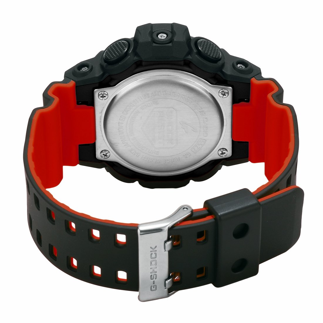 Casio G-Shock Black & Red Dial Men 53.4mm