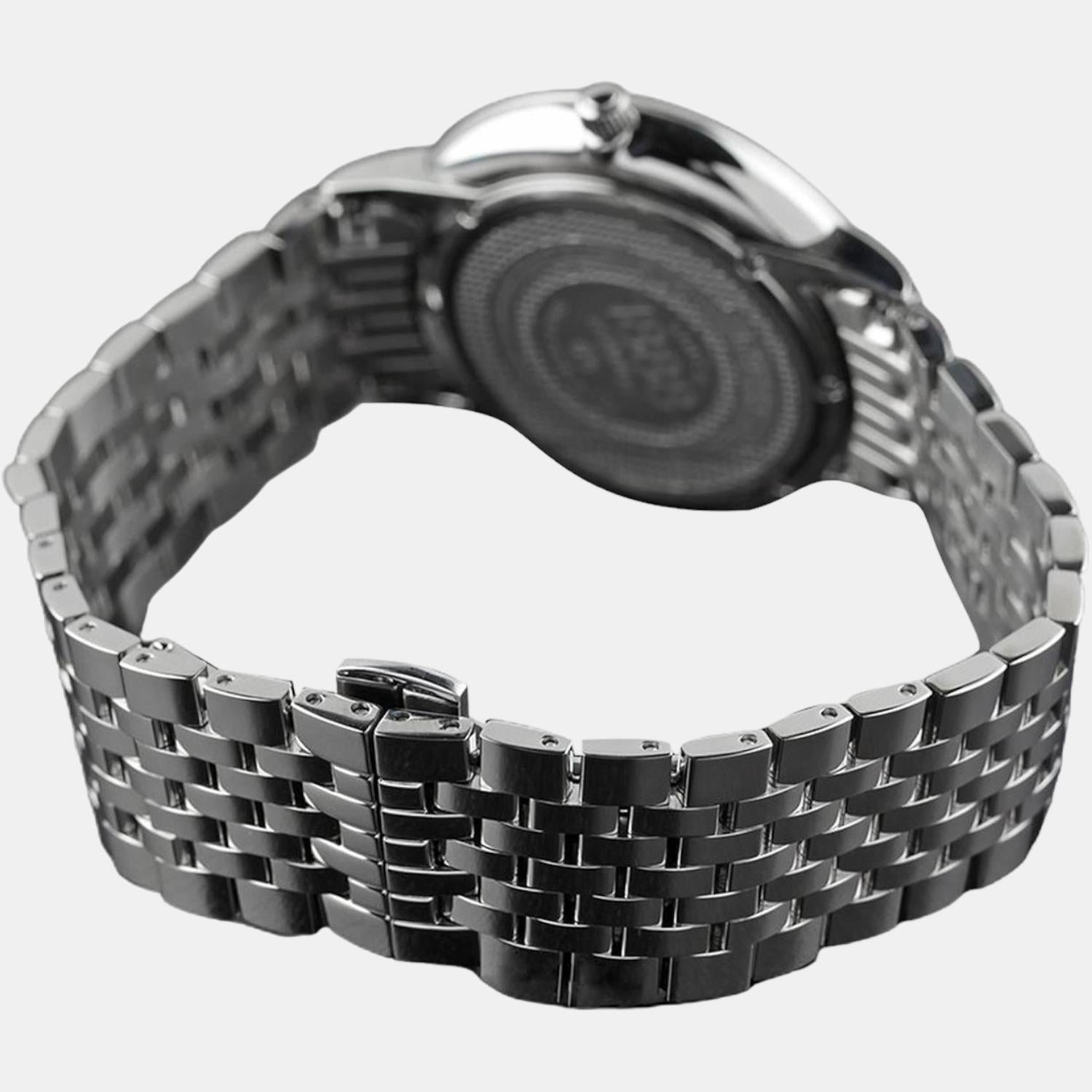 Galaxy Gents Men Quartz Silver Dial Analog Stainless Steel Watch 620710 41 15 50