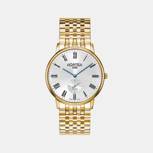 Galaxy Men Quartz Silver Dial Analog Stainless Steel Watch 620710 48 15 50