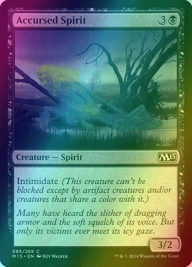 Accursed Spirit [85] [Magic 2015] [Foil]