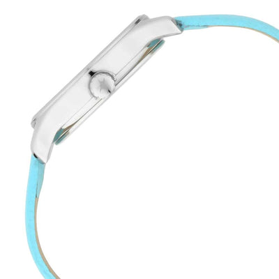 Fastrack Tripster Silver Dial Blue Strap Watch for Women