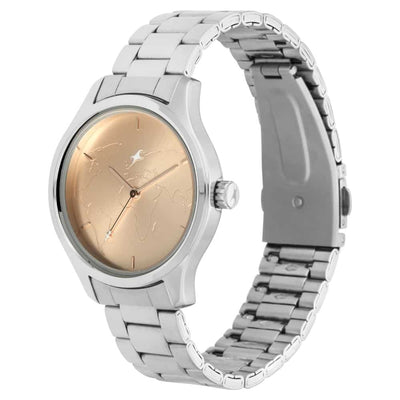 Fastrack Tripster Rose Gold Watch for Women