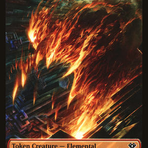 Angel Token (01) // Elemental Token (10) [C20/C20 Set Symbol] [Commander 2020 Tokens] [Non-Foil]