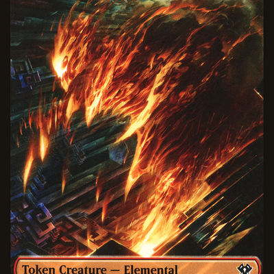 Angel Token (01) // Elemental Token (10) [C20/C20 Set Symbol] [Commander 2020 Tokens] [Non-Foil]