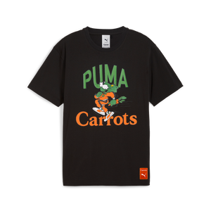 PUMA | x CARROTS RELAXED FIT GRAPHIC TEE { BLACK