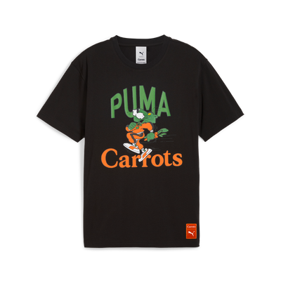 PUMA | x CARROTS RELAXED FIT GRAPHIC TEE { BLACK
