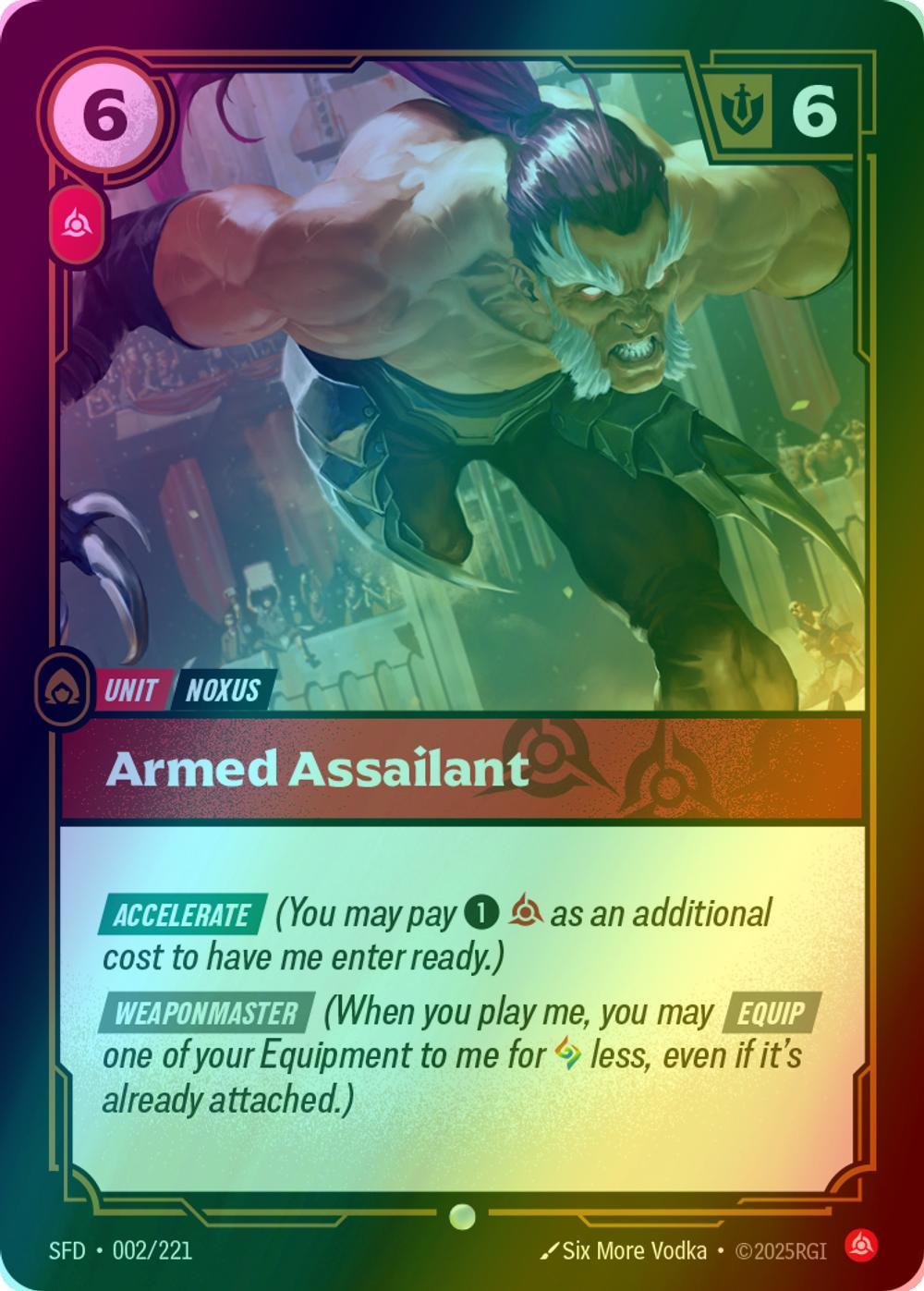Armed Assailant - 002/221 [Spiritforged] [Foil]