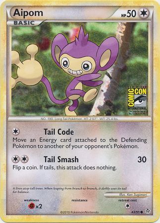 Aipom - 43/95 - San Diego Comic-Con 2010 Promo [Non-Holo]