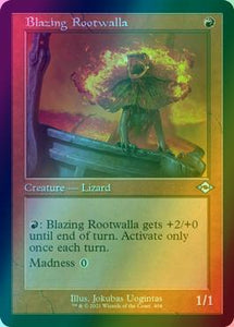 Blazing Rootwalla [404] [Retro Frame] [Modern Horizons 2] [Etched Foil]