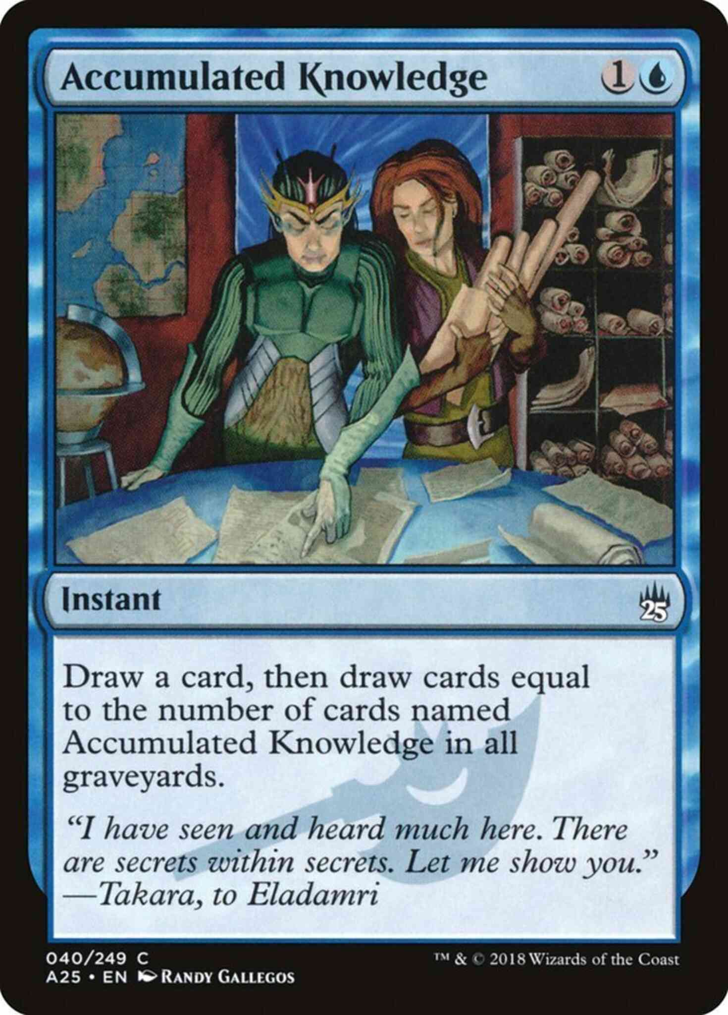 Accumulated Knowledge [40] [Masters 25] [Non-Foil]