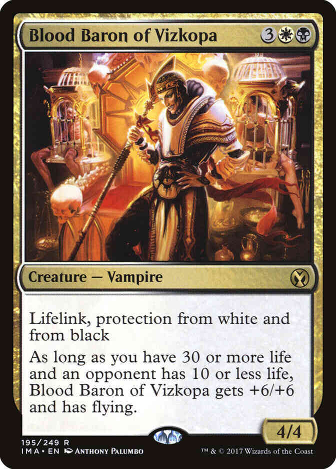 Blood Baron of Vizkopa [195] [Iconic Masters] [Non-Foil]