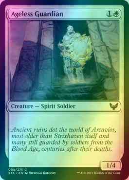 Ageless Guardian [8] [Strixhaven: School of Mages] [Foil]