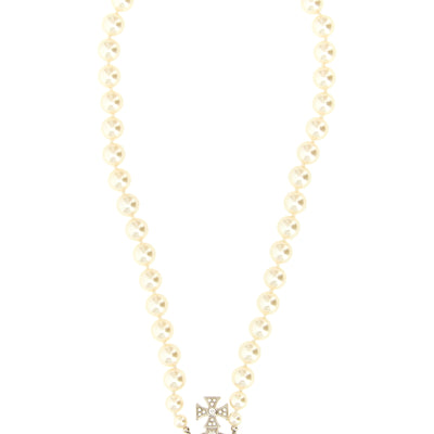 Vivienne Westwood Man. Bas Relief Pearl Necklace