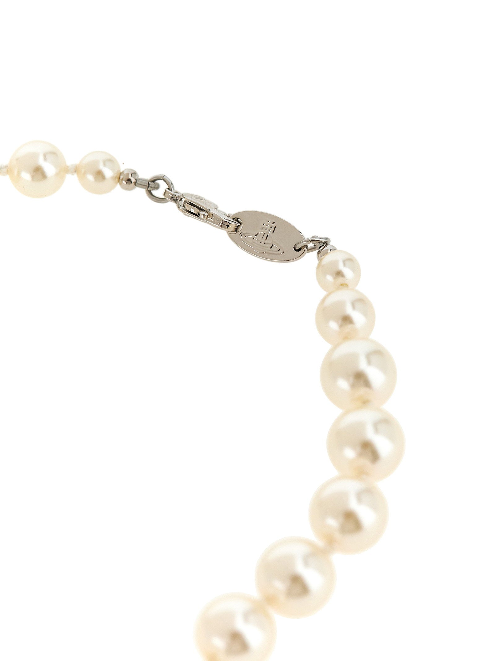 Vivienne Westwood Man. Bas Relief Pearl Necklace