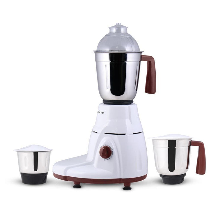 Rialto Mixer Grinder, 750W With 3 Thicker Steel Jars,