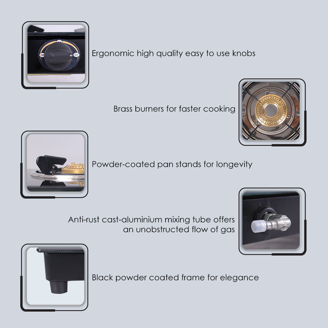 Ultima 2 Burner Manual Glass Cooktop | 6mm Toughened Glass