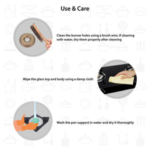 Ultima 2 Burner Manual Glass Cooktop | 6mm Toughened Glass