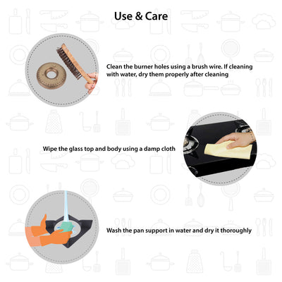 Ultima 2 Burner Manual Glass Cooktop | 6mm Toughened Glass