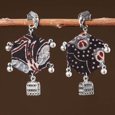 Alisha Handcrafted GS Fabart Earrings