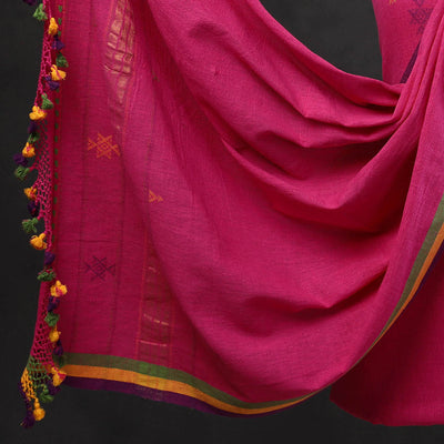 3pc Kutch Handloom Organic Kala Cotton Suit Material Set 09