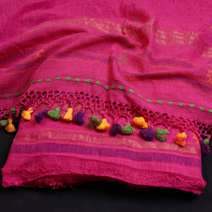 3pc Kutch Handloom Organic Kala Cotton Suit Material Set 12