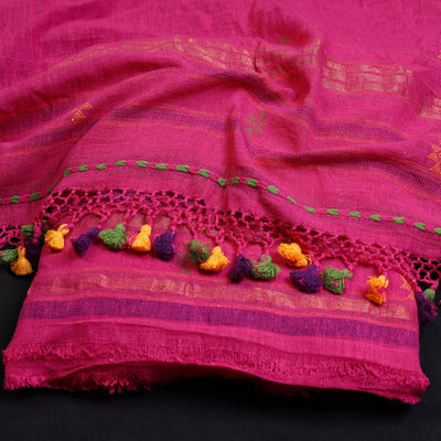 3pc Kutch Handloom Organic Kala Cotton Suit Material Set 12