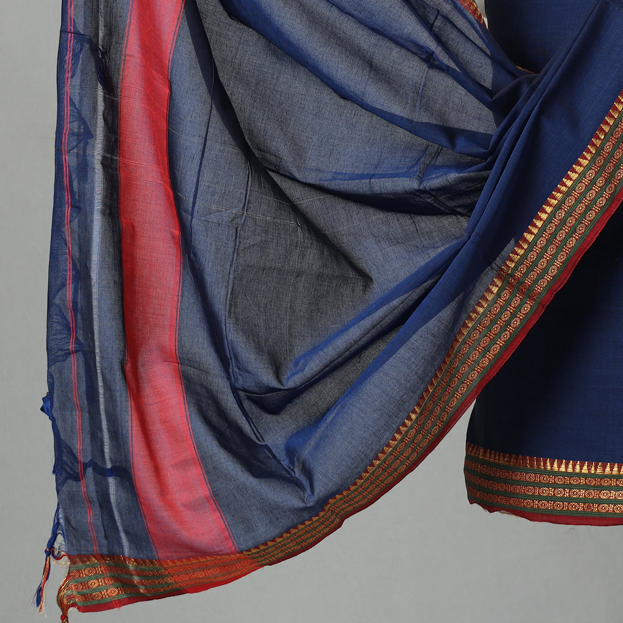 Brown - 3pc Dharwad Cotton Suit Material Set 28