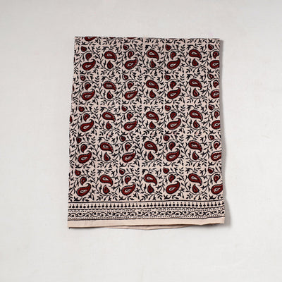Beige - Bagh Block Printed Cotton Precut Fabric (1 Meter) 67