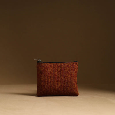 Brown - Handmade Cotton Multipurpose Utility Pouches (set of 3) 07