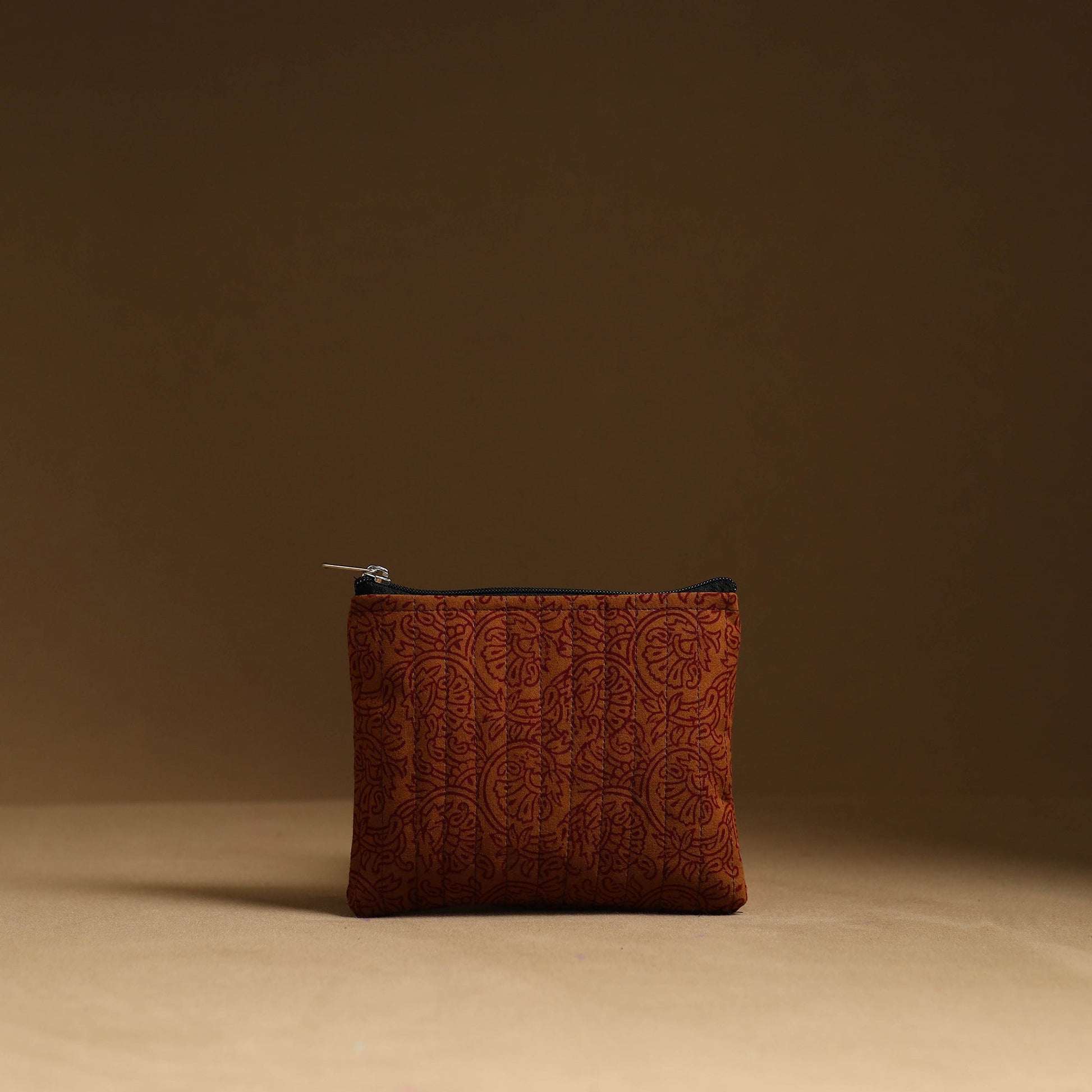 Brown - Handmade Cotton Multipurpose Utility Pouches (set of 3) 07