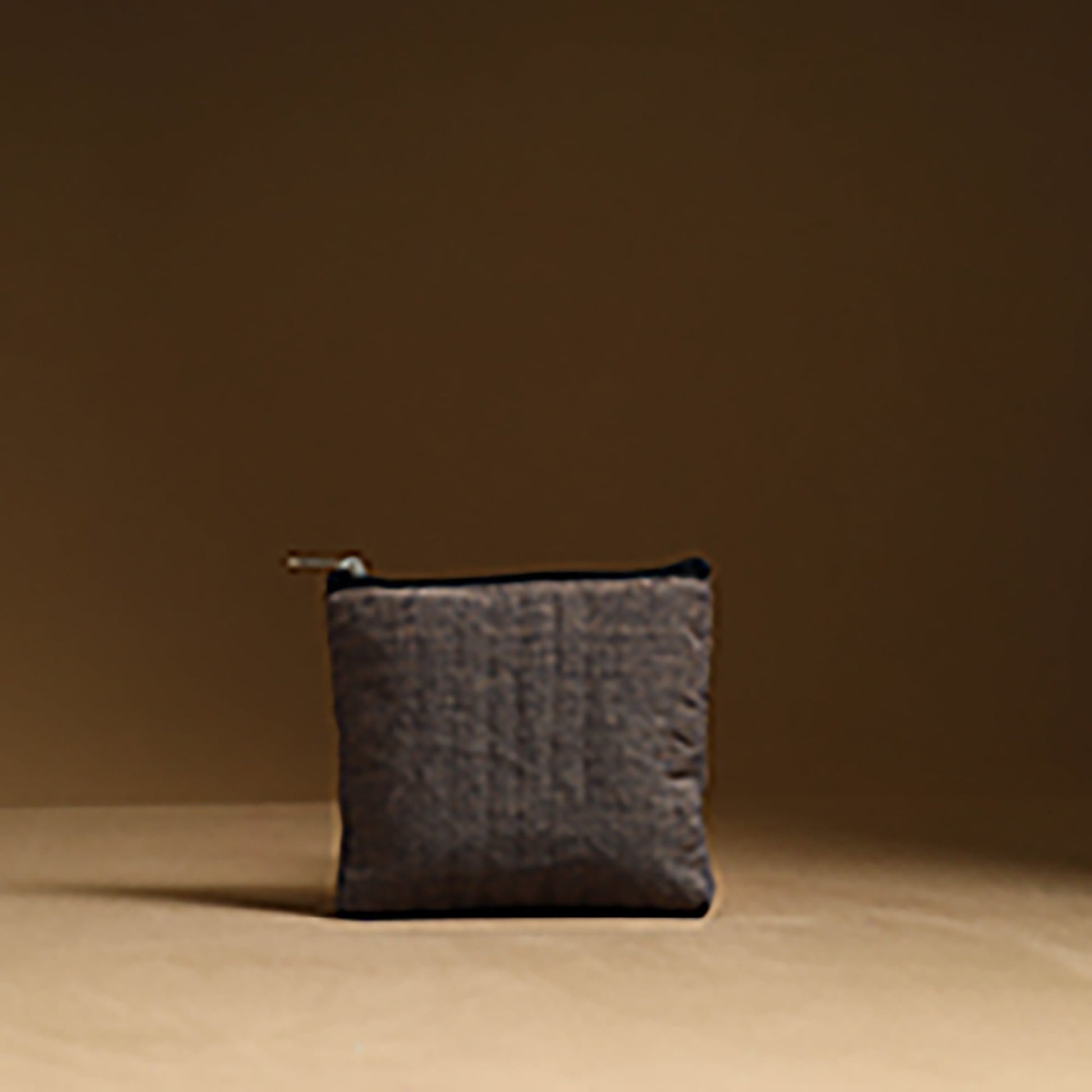 Brown - Handmade Cotton Multipurpose Utility Pouches (set of 3) 09