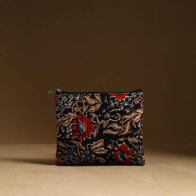 Black - Handmade Cotton Multipurpose Utility Pouches (set of 3) 14