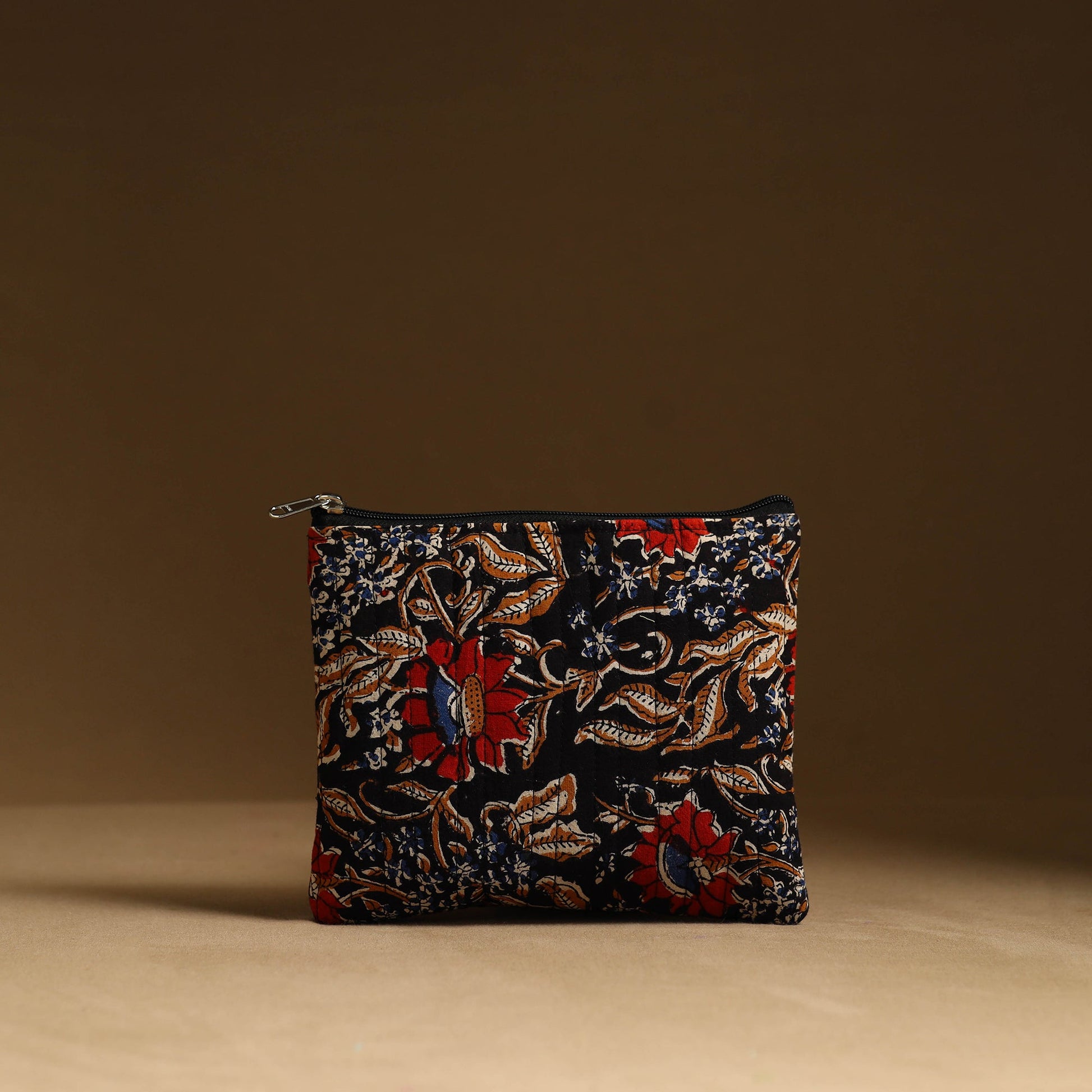 Black - Handmade Cotton Multipurpose Utility Pouches (set of 3) 14