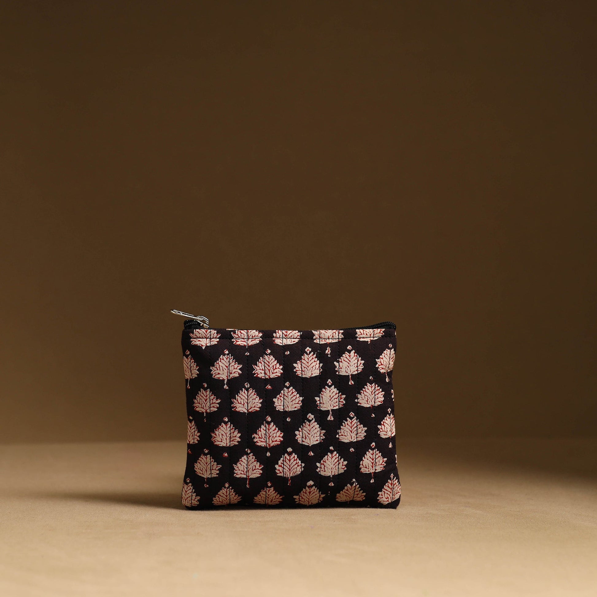 Black - Handmade Cotton Multipurpose Utility Pouches (set of 3) 25