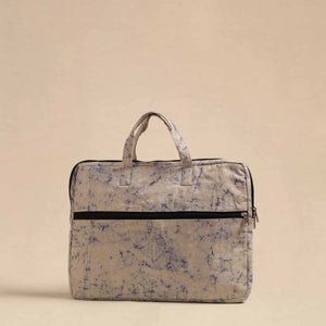 Beige - Handmade Quilted Cotton Laptop Bag 32