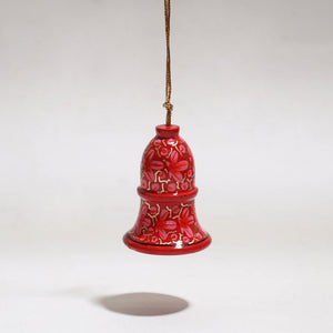 Bell - Kashmir Handpainted Christmas Decor Ornament 04