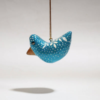 Bird - Kashmir Handpainted Christmas Decor Ornament 86