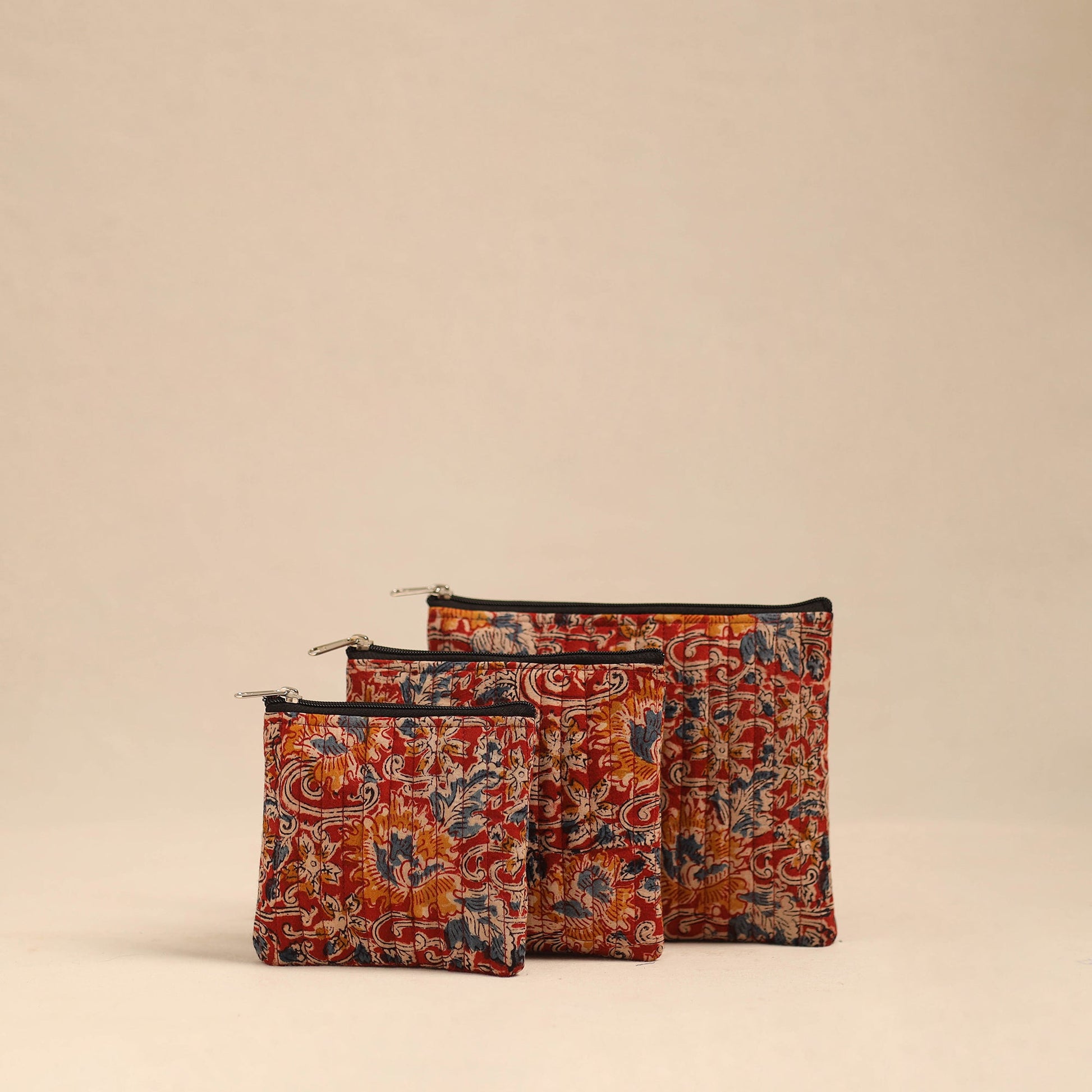 Handmade Cotton Utility Pouches (Set of 3) 10