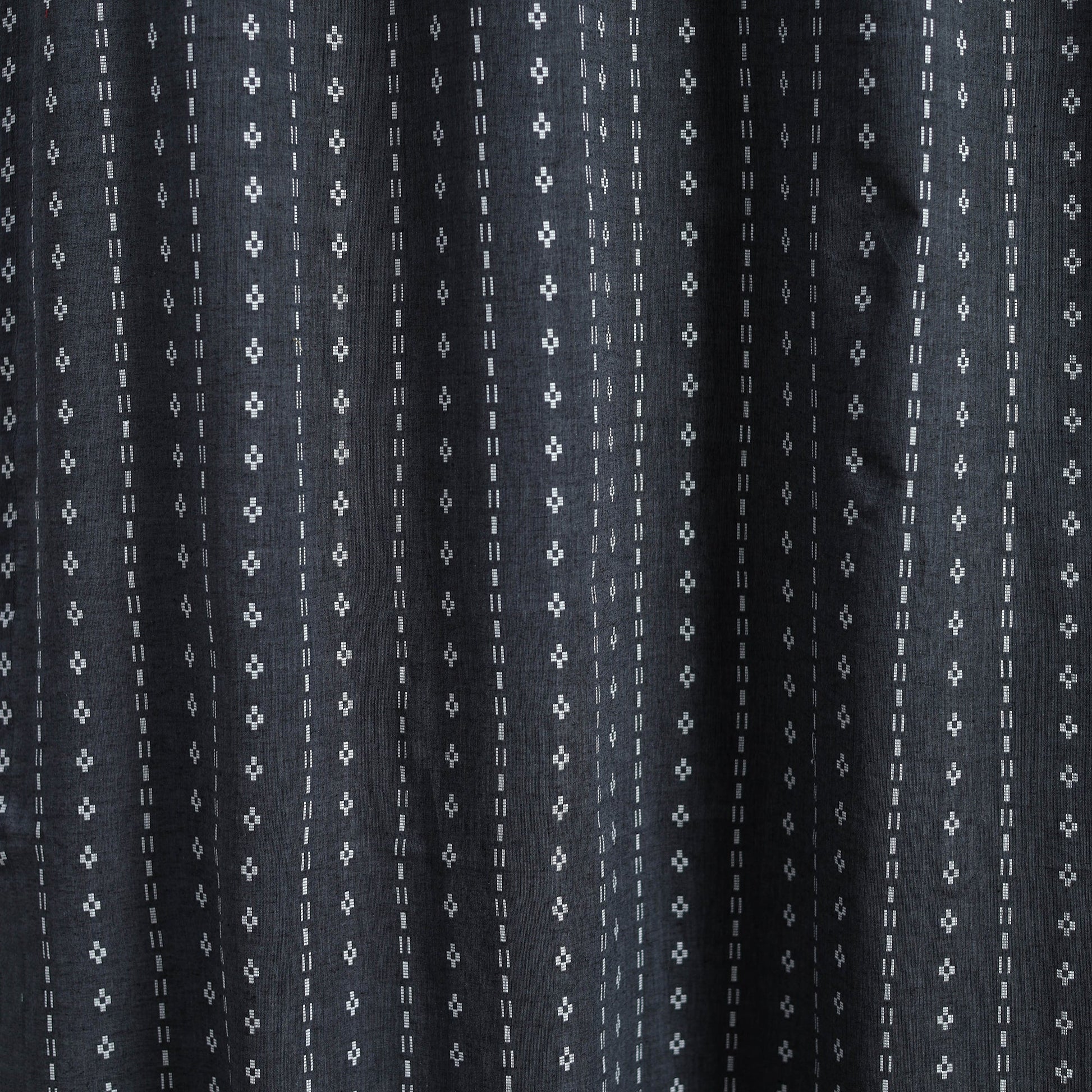Black - Cotton Door Jacquard Curtain (7 x 3 Feet) 06