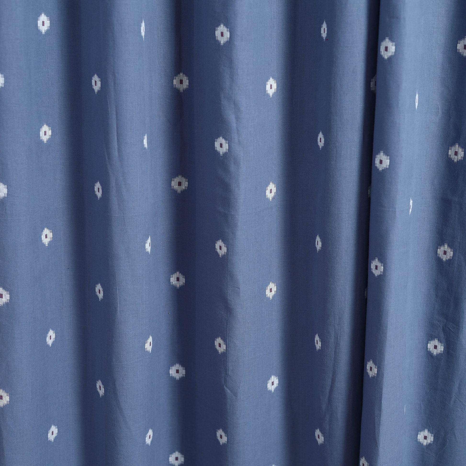 Blue - Cotton Door Jacquard Curtain (7 x 3 Feet) 10