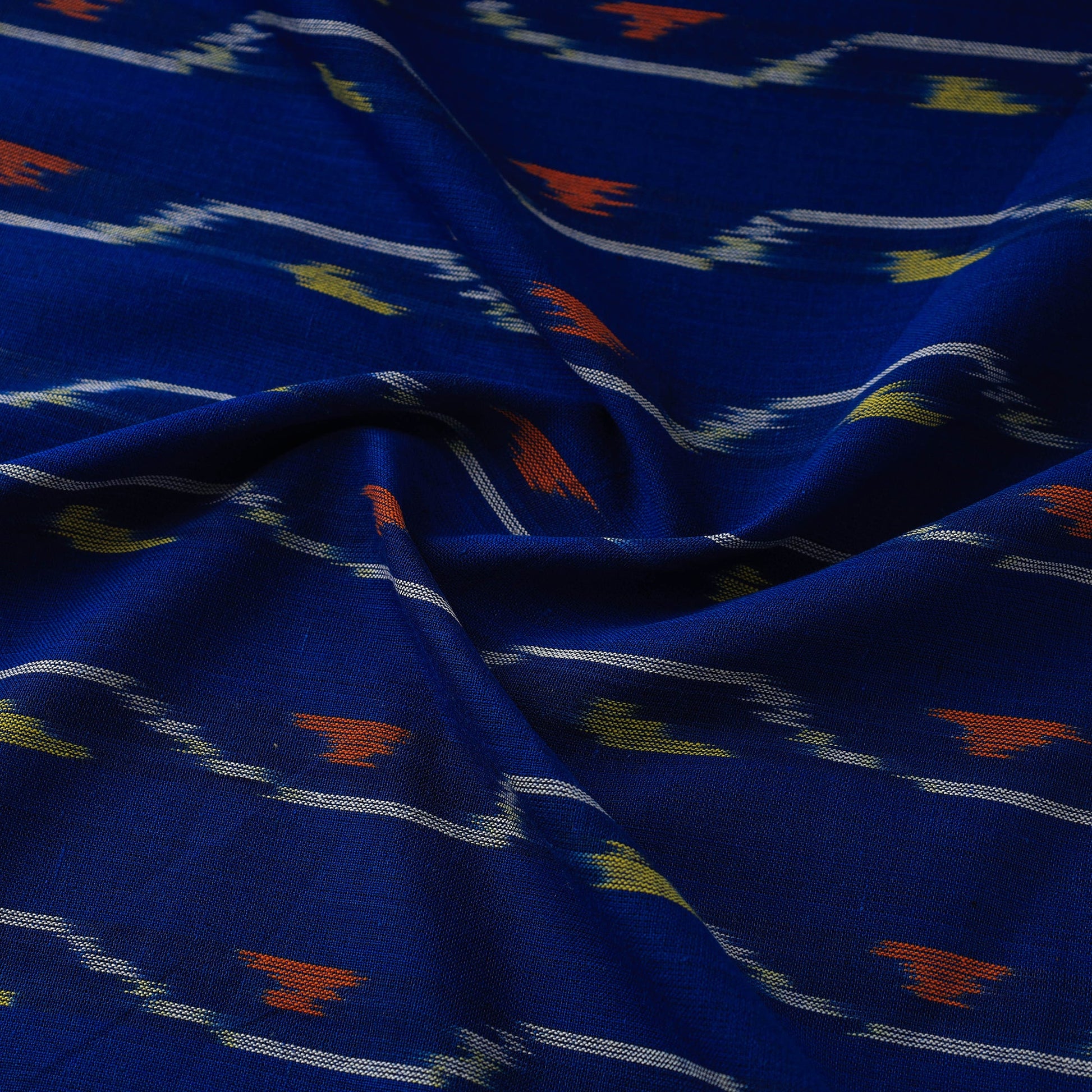 Handloom Cotton Pochampally Ikat Fabric 07