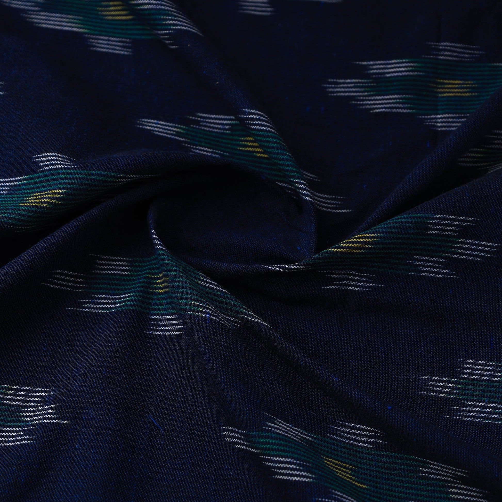 Handloom Cotton Pochampally Ikat Fabric 17