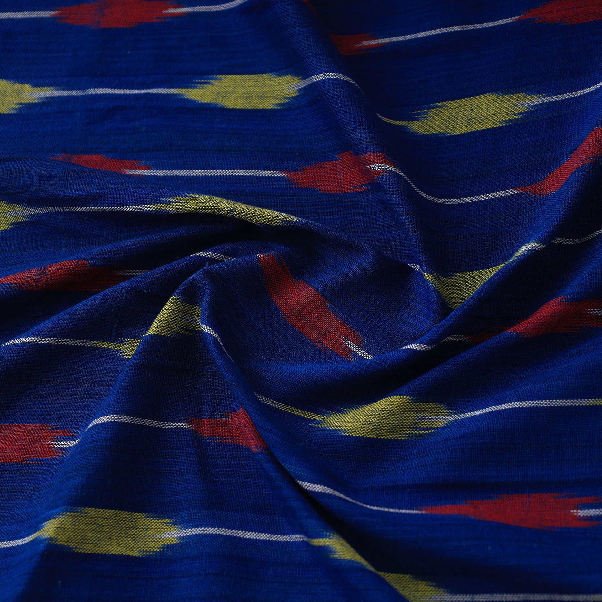 Handloom Cotton Pochampally Ikat Fabric 21