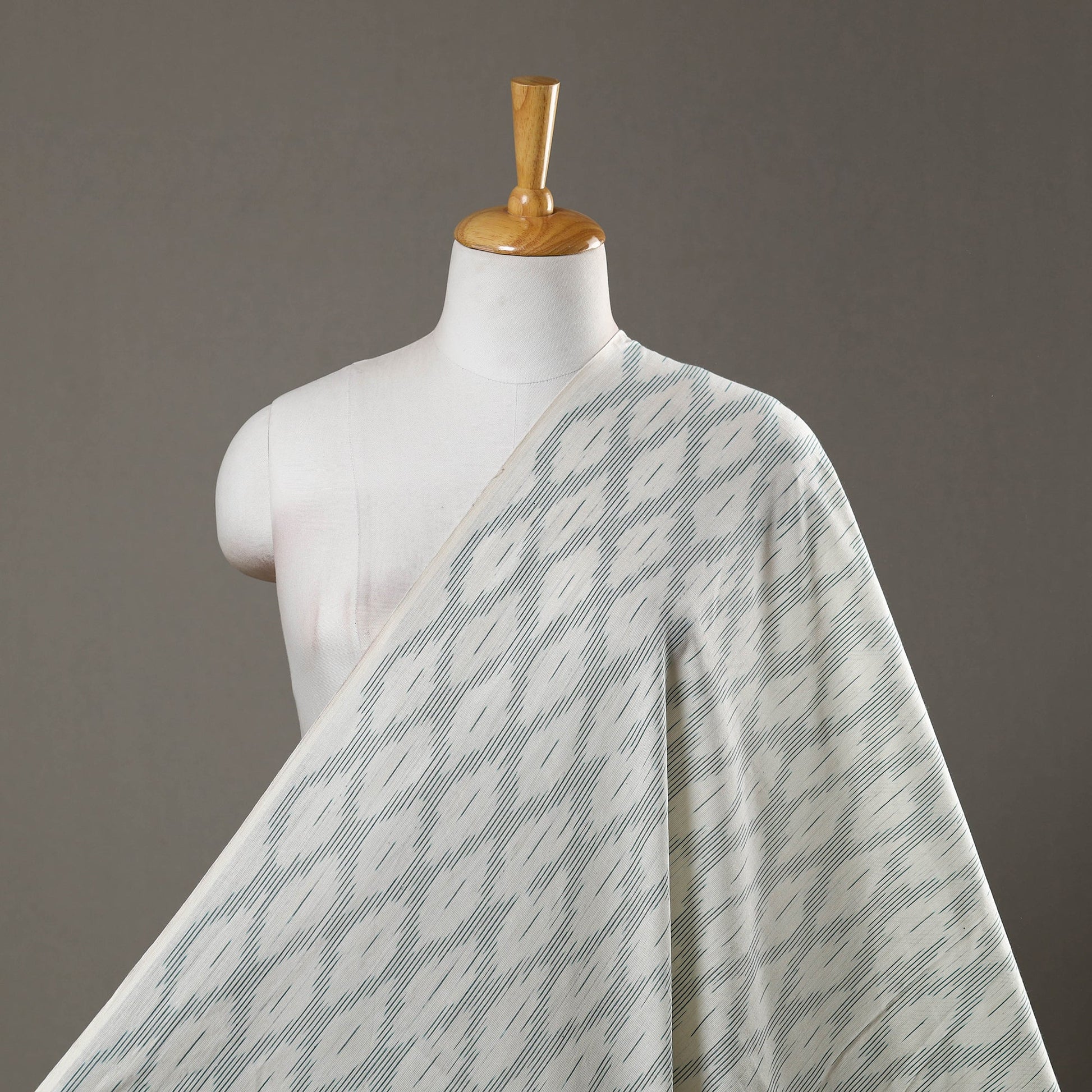 Handloom Cotton Pochampally Ikat Fabric 12