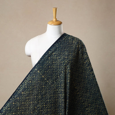Blue - Block Print Cotton Natural Dyed Ajrakh Fabric 19