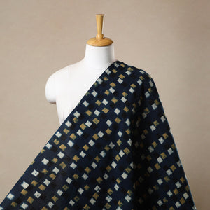 Blue - Block Print Cotton Natural Dyed Ajrakh Fabric 31