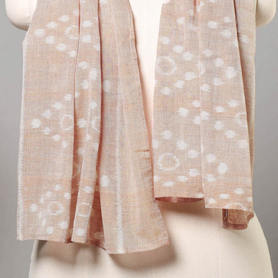 Brown - Maniabandha Ikat Handloom Cotton Stole